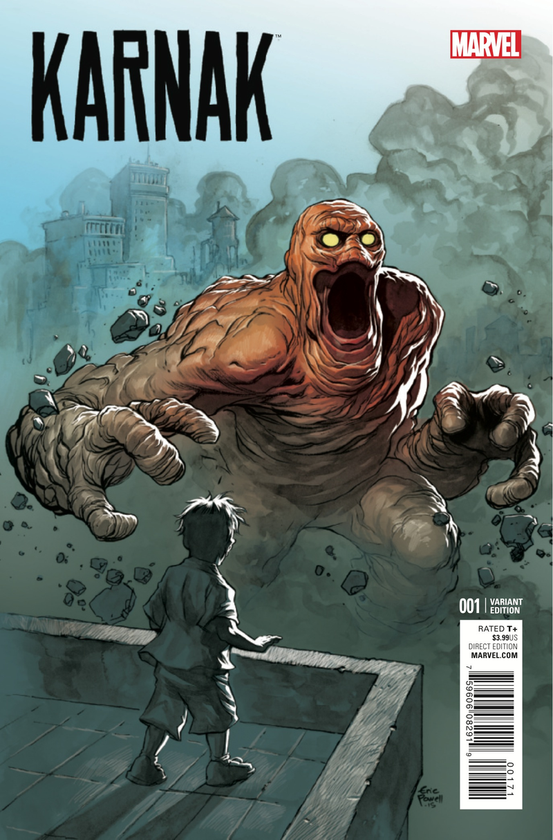 Kirby Monster variant cover by Eric Powell